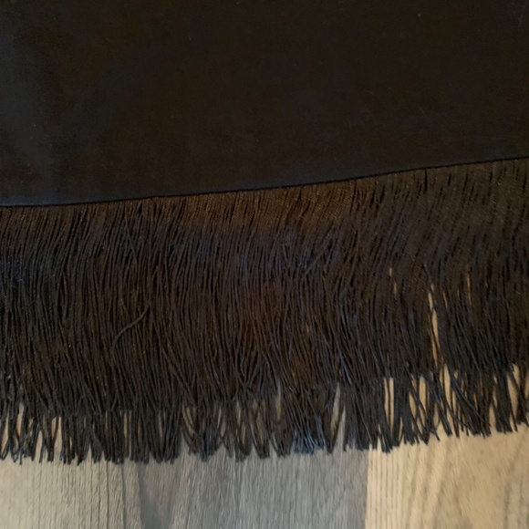 International Concepts asymmetric plus size fringed stretch skirt. Never worn‎ - Picture 2 of 4